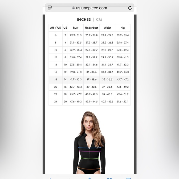 Women's UNE PIECE NWT Classic Square Neck One Piece Swim Suit-Green-Sz 20 - Picture 12 of 12